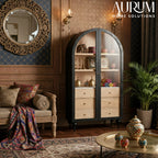 Stylish Black Victorian Storage Cupboard