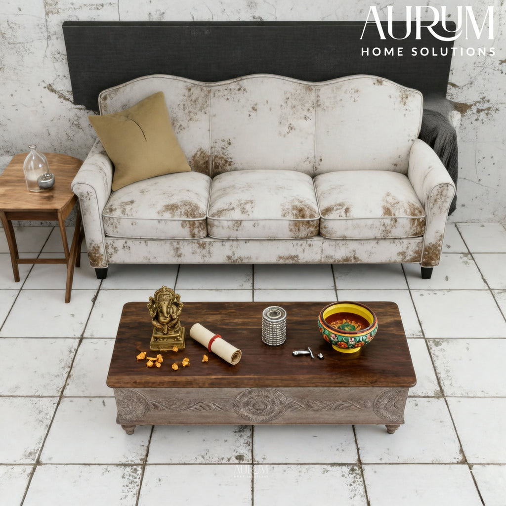 Classic Teak Grandeur Sheesham Wood Trunk