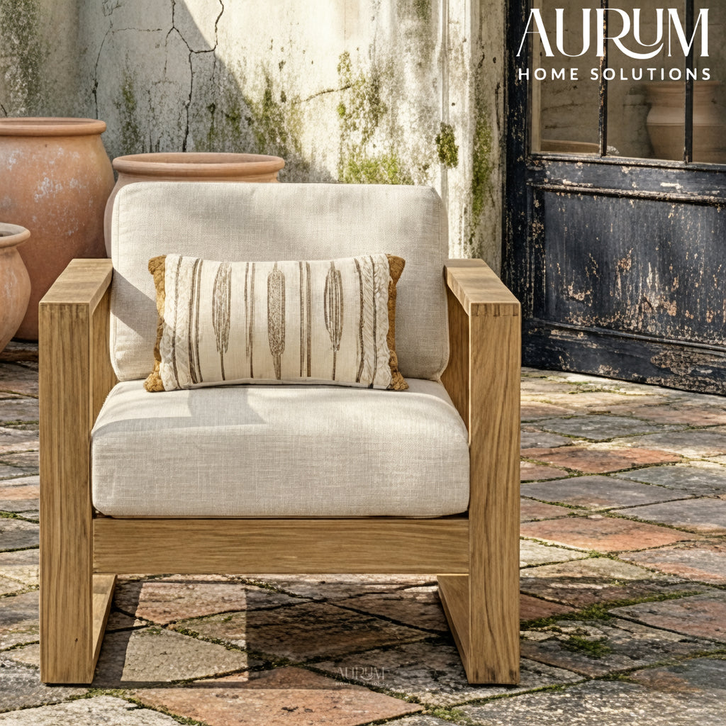 Teak Outdoor Lounge Chair
