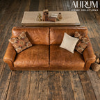 Classic Leather Cattleman Sofa