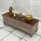 Classic Teak Grandeur Sheesham Wood Trunk