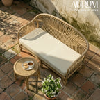 Hikari Nest Natural Rattan 2-Seater Sofa