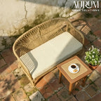Hikari Nest Natural Rattan 2-Seater Sofa