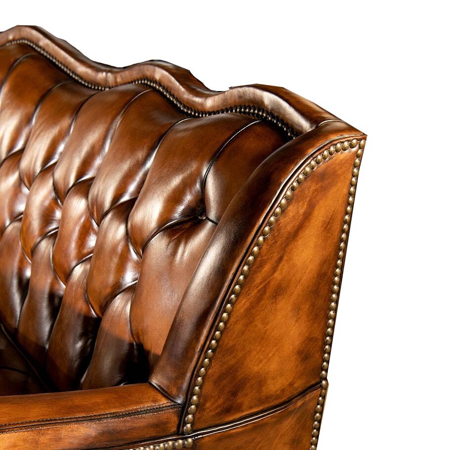 Warmth Brown Leather Sofa