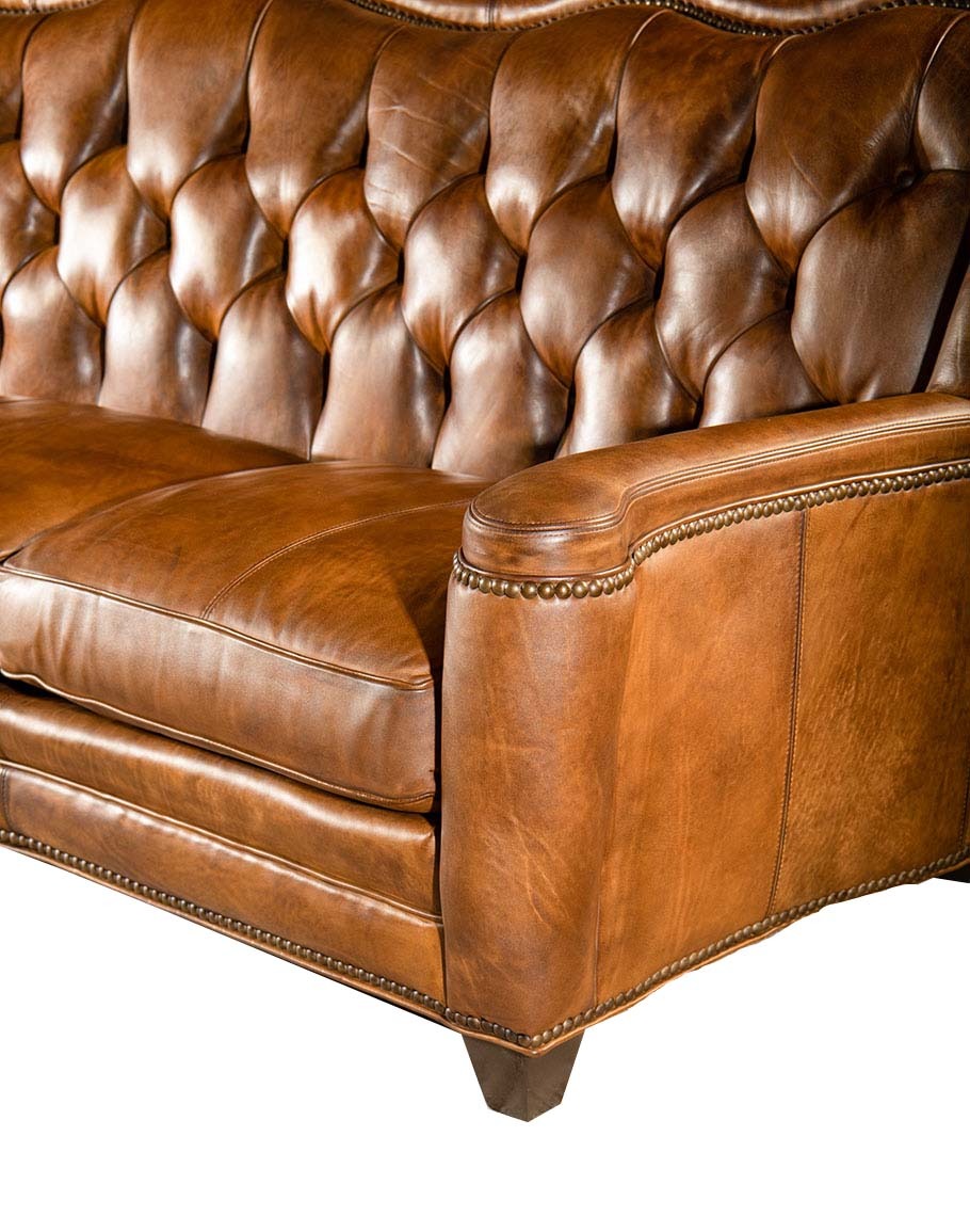 Warmth Brown Leather Sofa