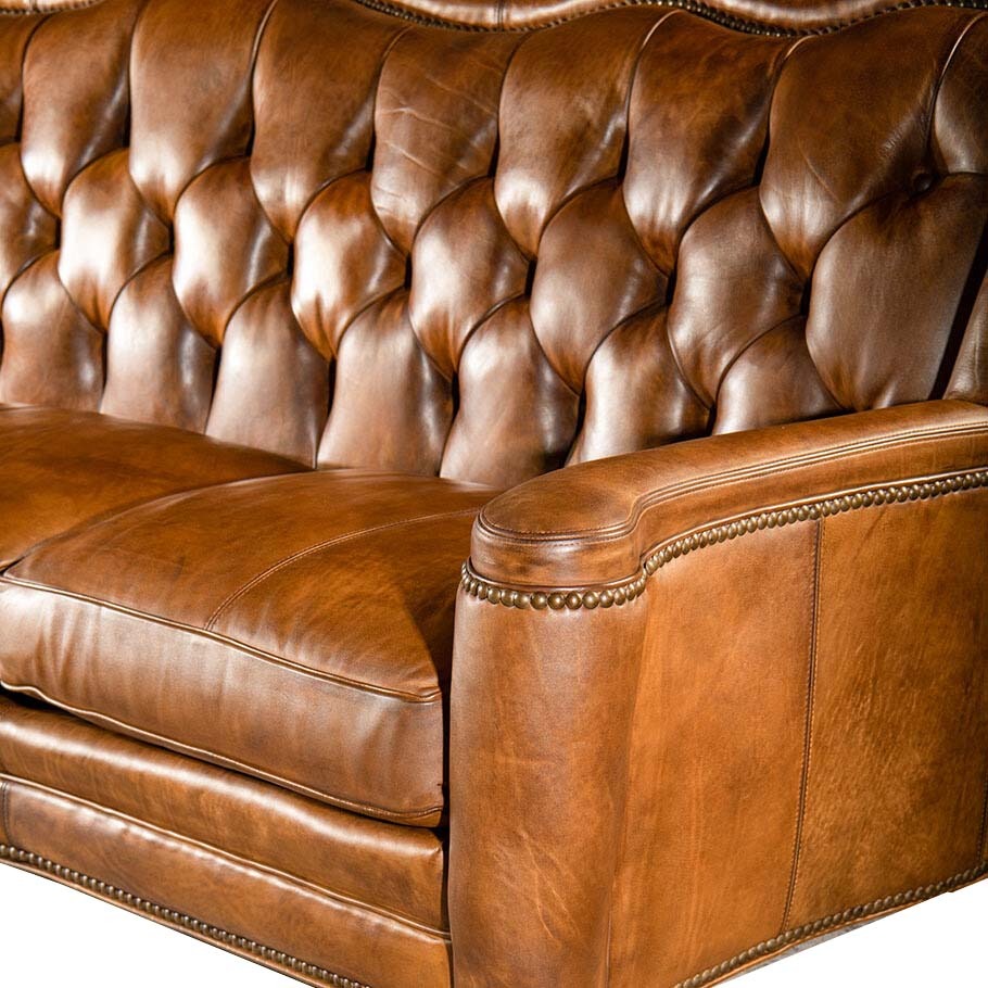 Warmth Brown Leather Sofa