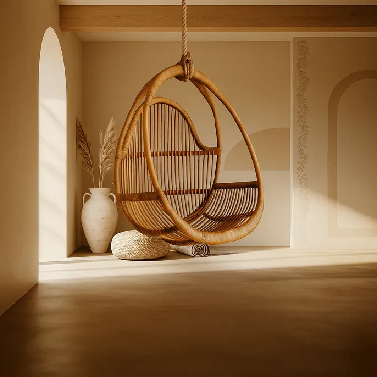 Swing Chair | Hanging Haven Rattan Seat for Indoor & Outdoor