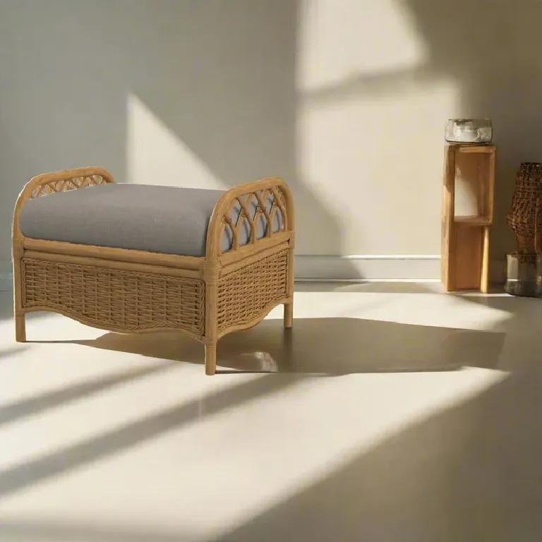 Cane Stool | Cozy Cove for Indoor and Outdoor Seating