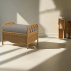 Cane Stool | Cozy Cove for Indoor and Outdoor Seating