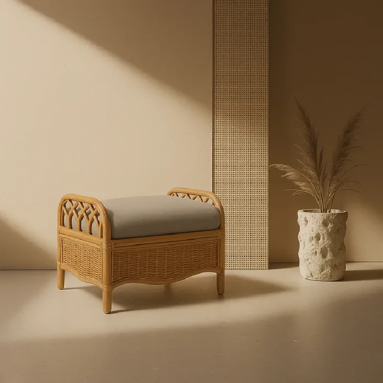 Cane Stool | Cozy Cove for Indoor and Outdoor Seating