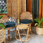 Rattan Patio Set | Sunbeam Handwoven Outdoor Seating for Balcony & Garden