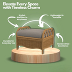 Cane Stool | Cozy Cove for Indoor and Outdoor Seating