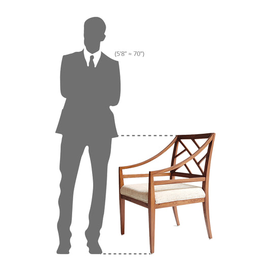 Contemporary Crisscross Chair