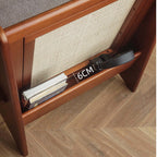 Contemporary Rattan Kangaroo Lounge Chair