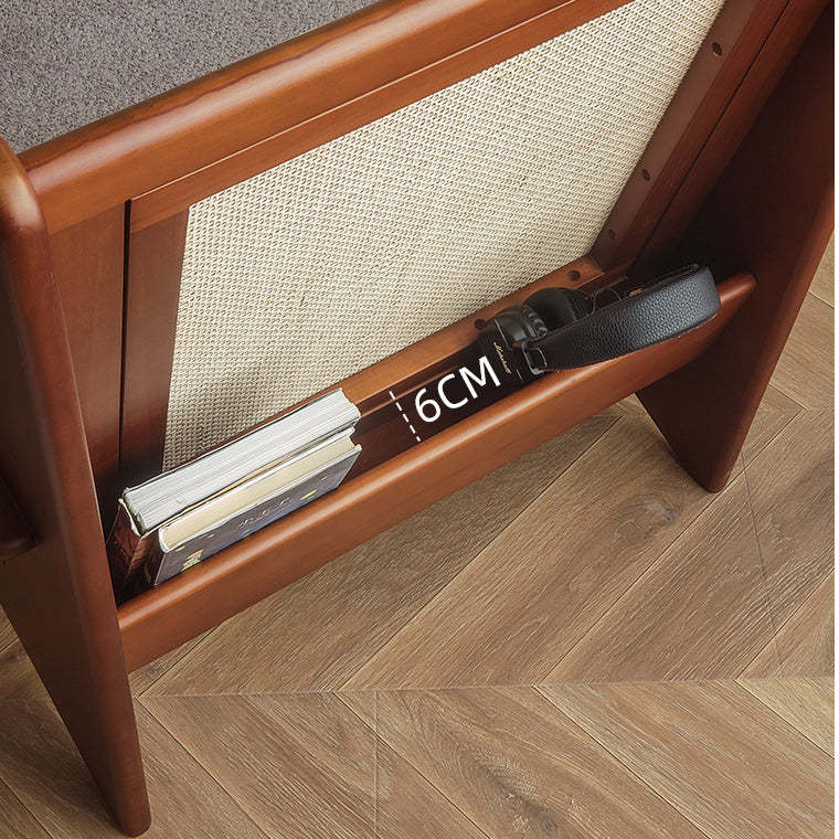 Contemporary Rattan Kangaroo Lounge Chair