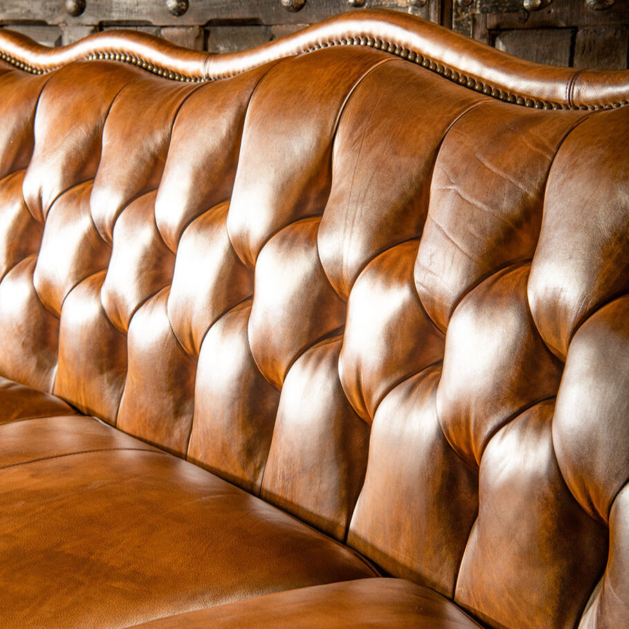 Warmth Brown Leather Sofa