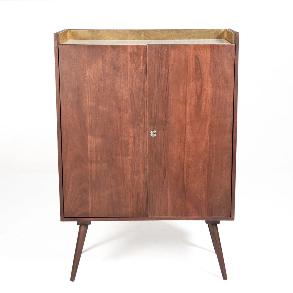 Scandi Teakwood Bar Unit