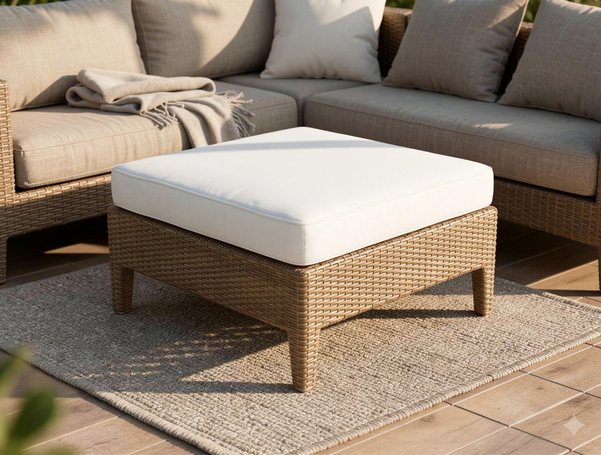 OTTOMAN WITH CUSHIONS (AHOL/133/007)