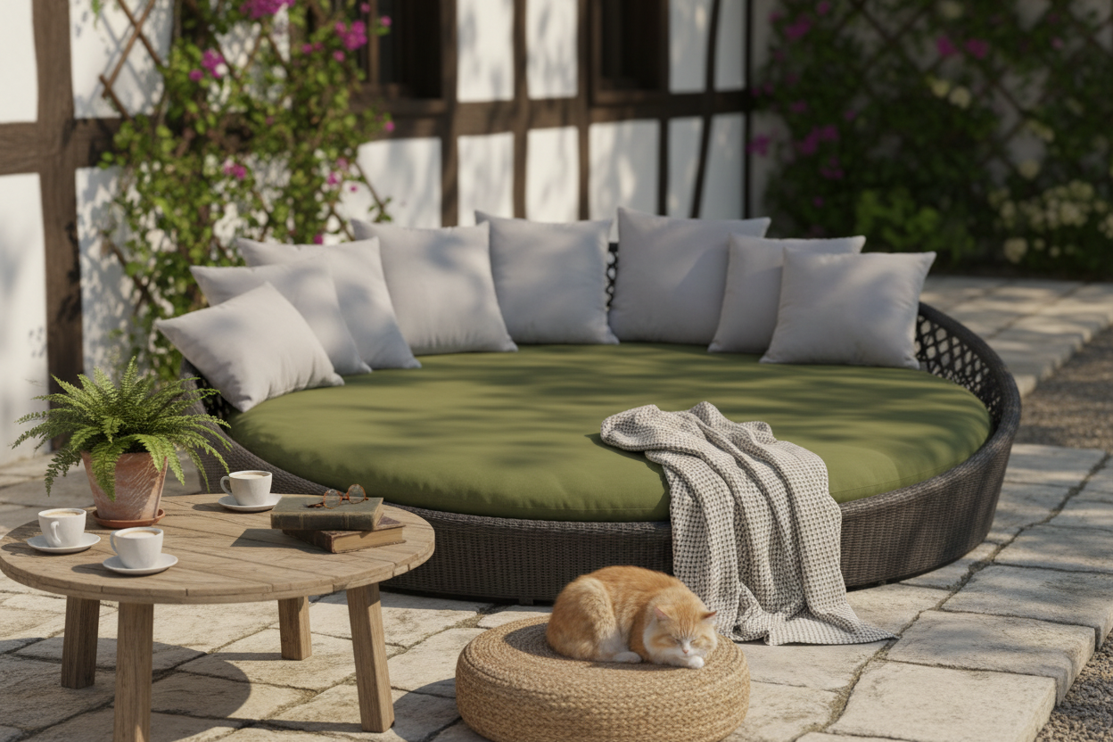 DAYBED WITH CUSHION (AHO/047/012)