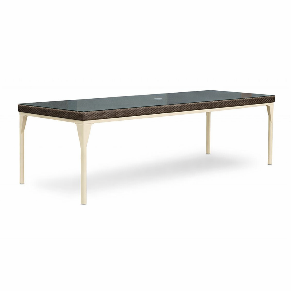 DINING TABLE WITH GLASS TOP (AHO/060/003)