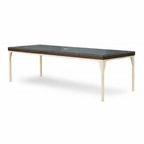 DINING TABLE WITH GLASS TOP (AHO/060/003)