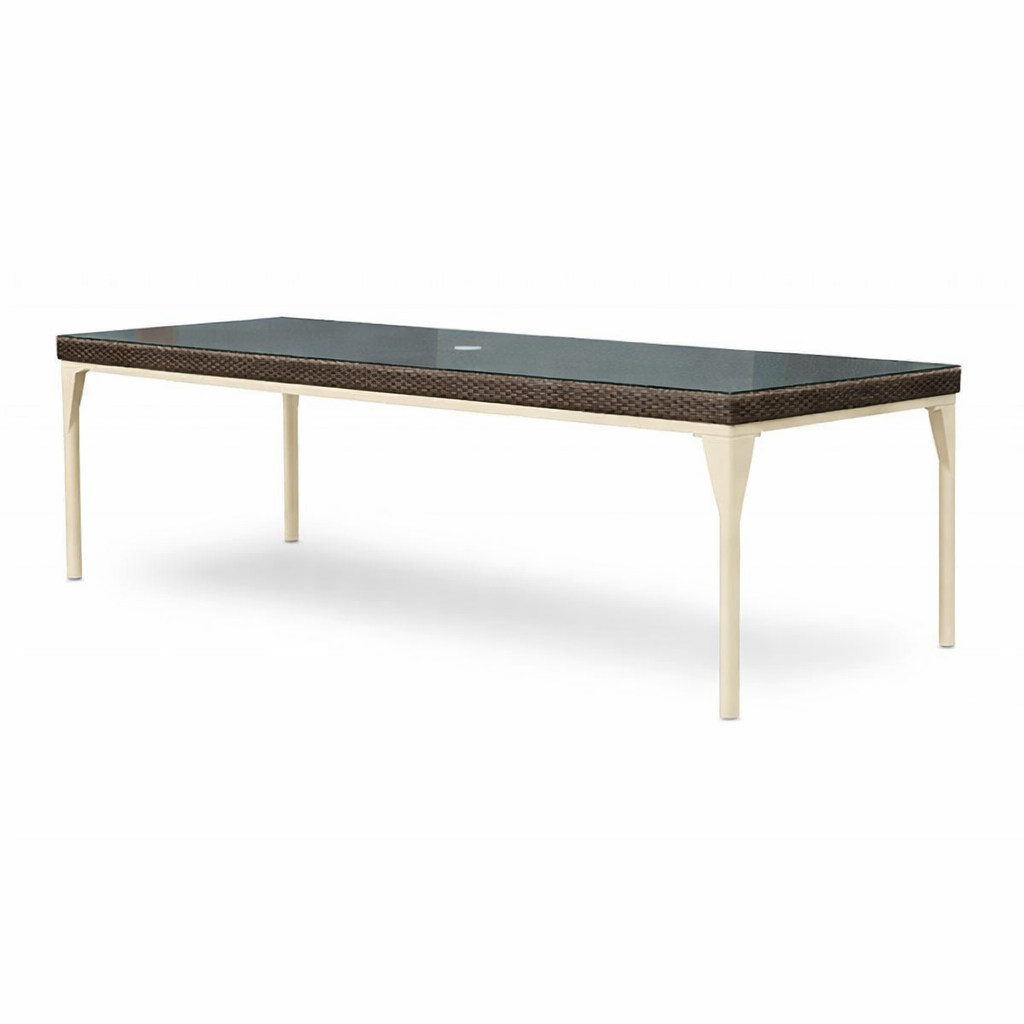 DINING TABLE WITH GLASS TOP (AHO/060/003)