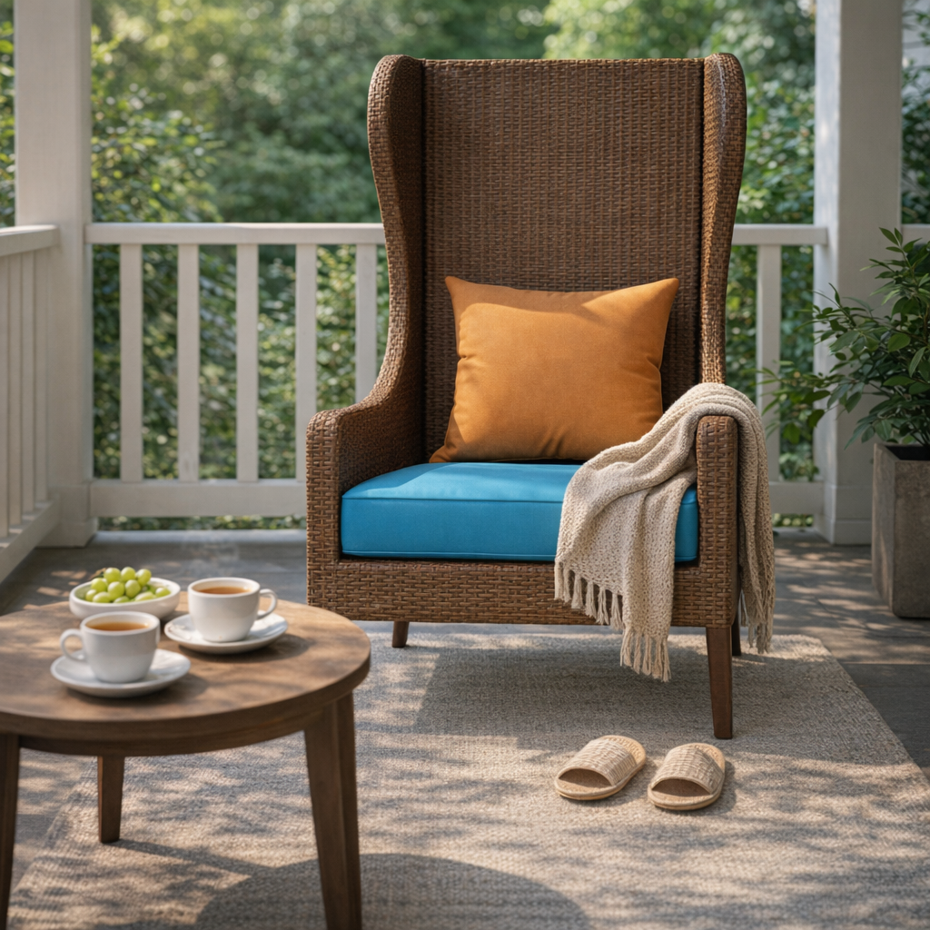 SINGLE SEATER SOFA WITH CUSHIONS (AHOL/190/002)