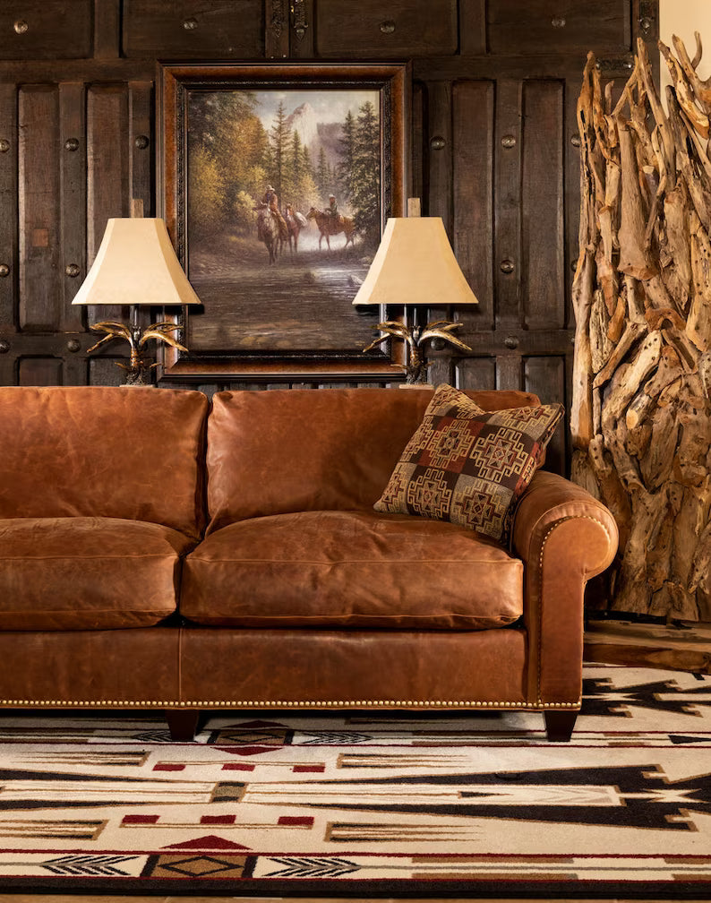 Classic Leather Cattleman Sofa