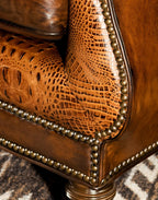 Georgia Vintage Brown Leather Sofa