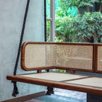 Breeze Cane Wood Swing