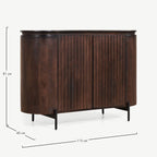 Sophisticated Dark Brown Sideboard for Modern Homes