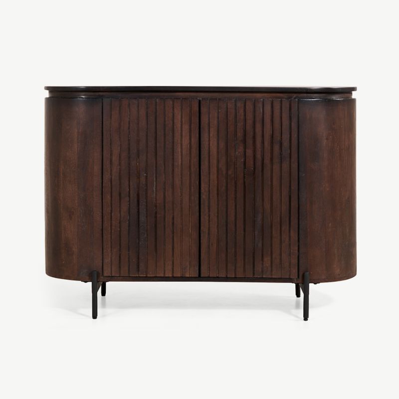 Sophisticated Dark Brown Sideboard for Modern Homes