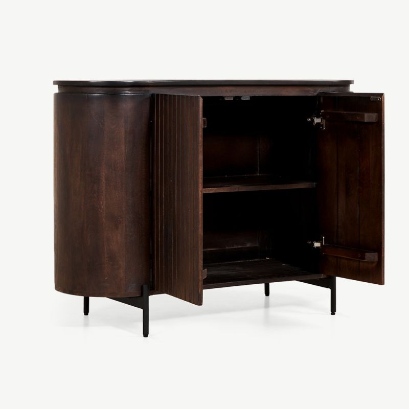 Sophisticated Dark Brown Sideboard for Modern Homes