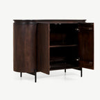 Sophisticated Dark Brown Sideboard for Modern Homes