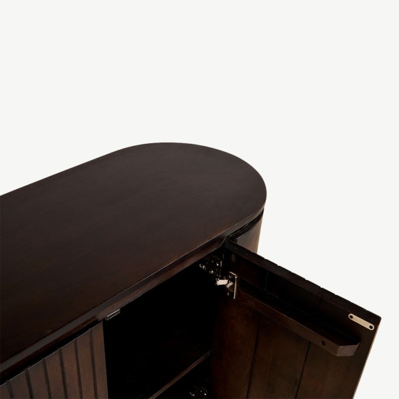 Sophisticated Dark Brown Sideboard for Modern Homes