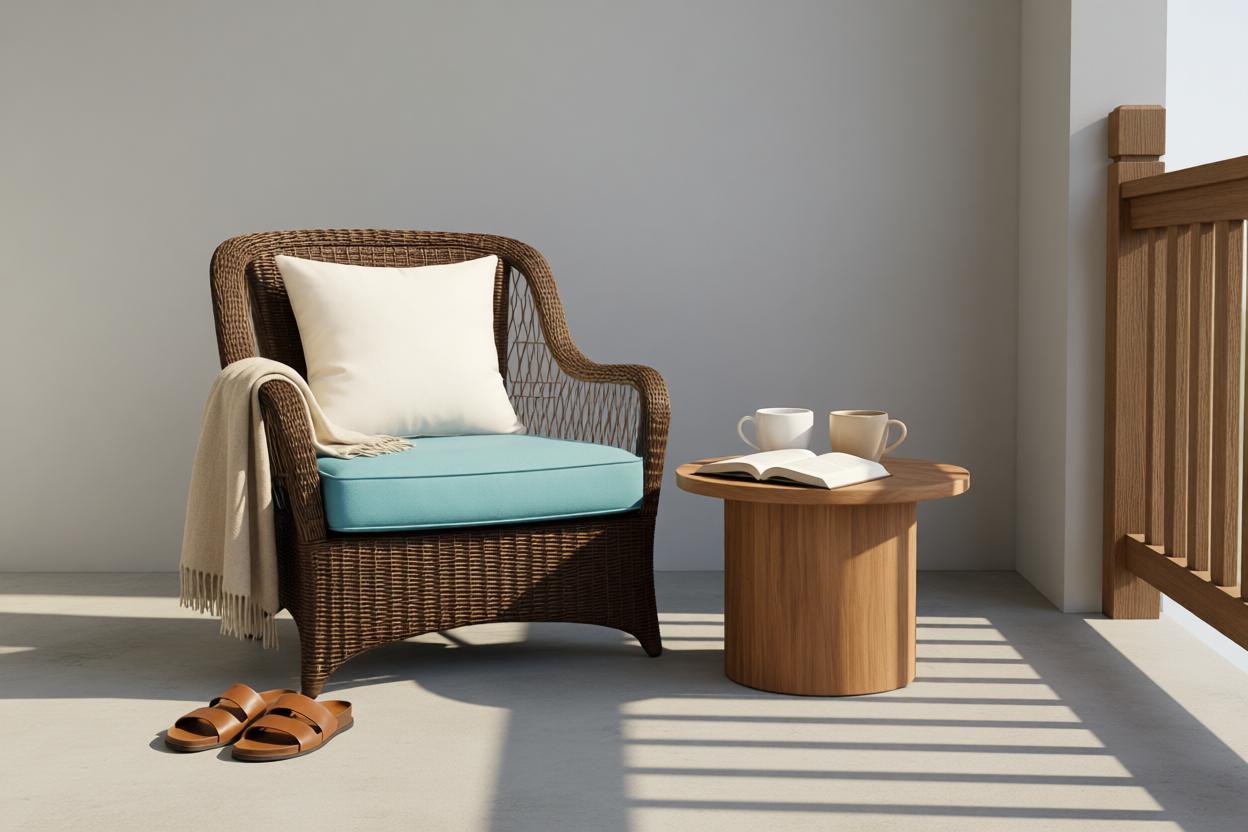 SINGLE SEATER SOFA WITH CUSHIONS (AHOL/159/003)