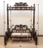 Walnut Elegance Teakwood Swing