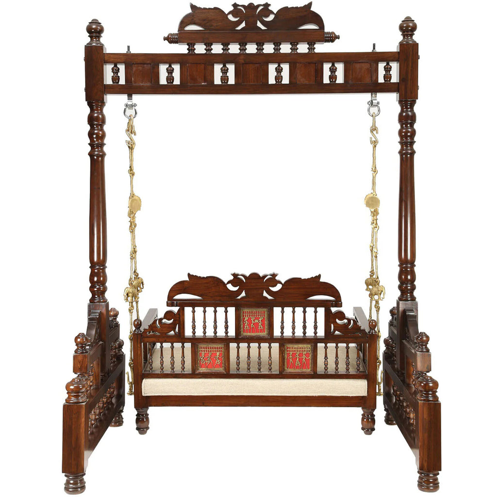 Walnut Elegance Teakwood Swing