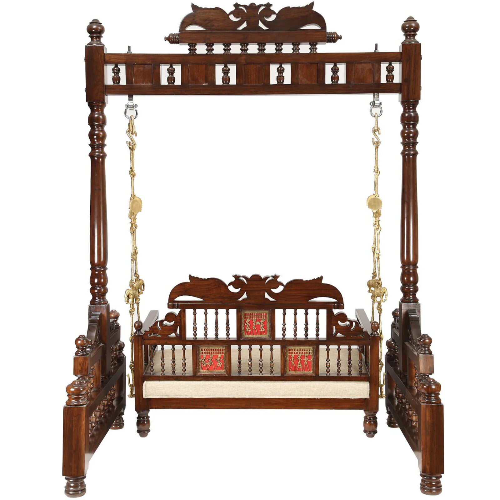 Walnut Elegance Teakwood Swing