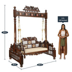 Walnut Elegance Teakwood Swing