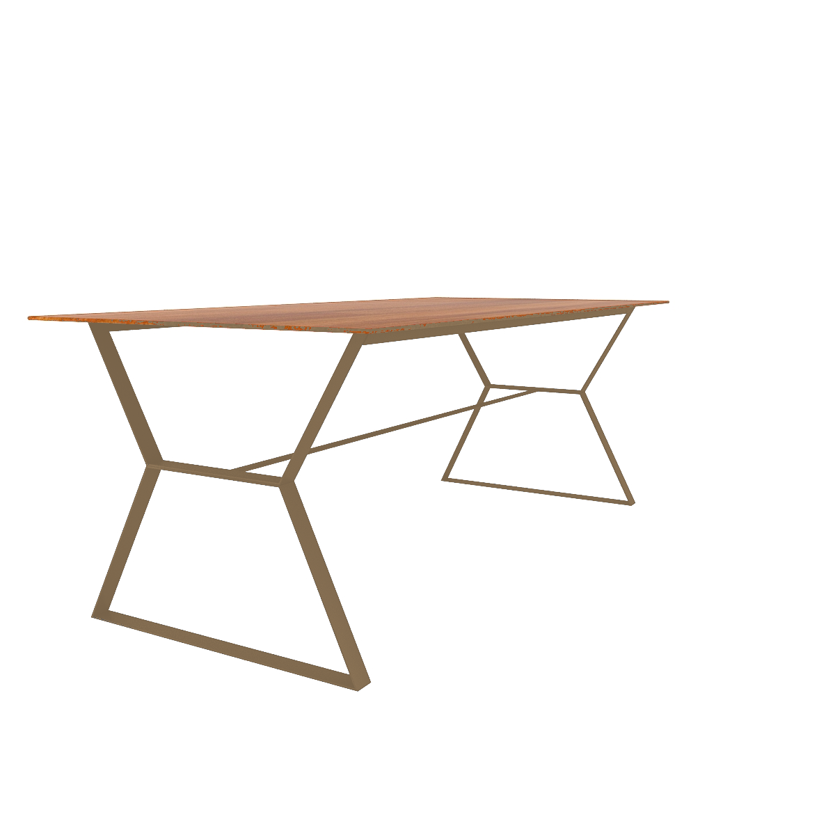 DINING TABLE WITH HPL TOP (AHO/040/005)