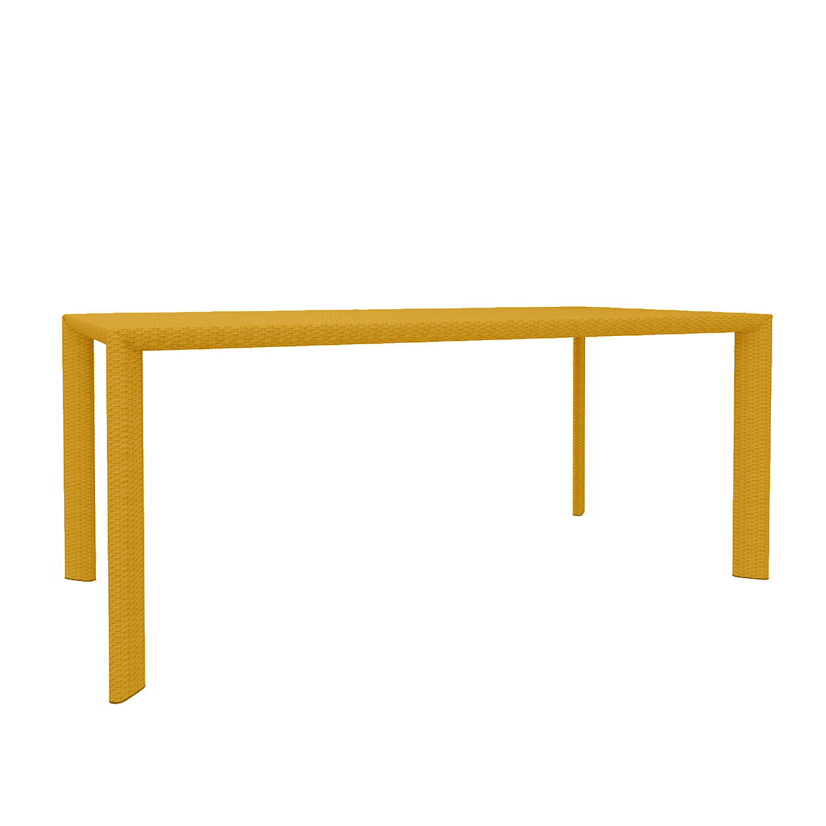 RECTANGULAR DINING TABLE WITH GLASS TOP (AHO/021/004)