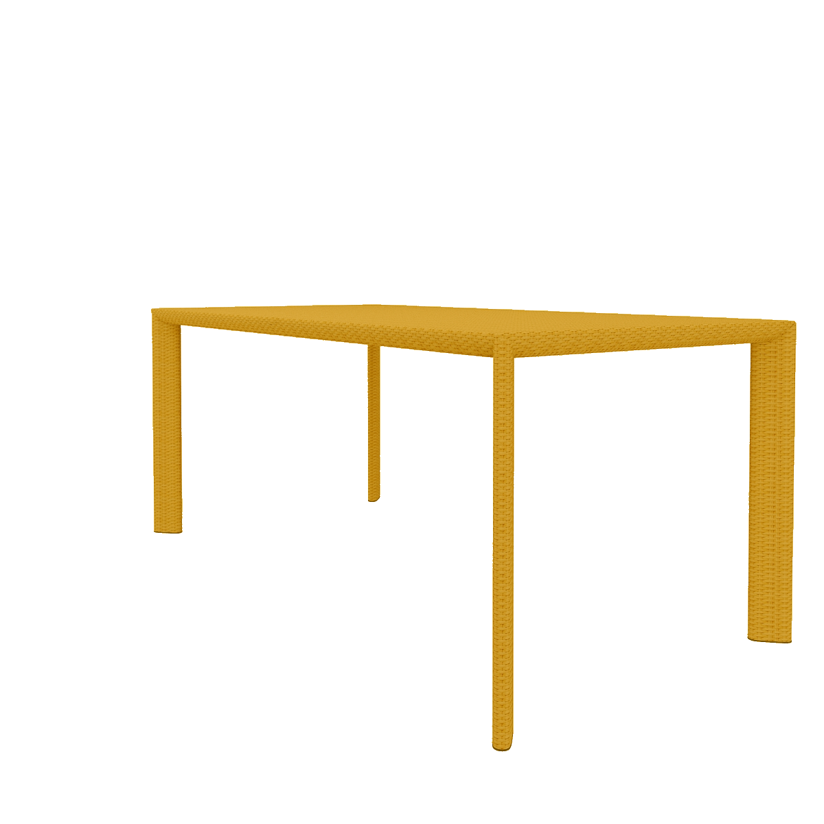 RECTANGULAR DINING TABLE WITH GLASS TOP (AHO/021/004)