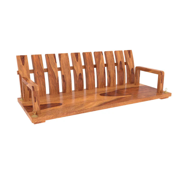 Traditional Stripped Handmade Simple Wooden Swing